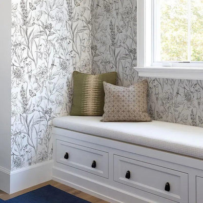 Rynx | Chic Black-and-white Peel and Stick Wallpaper for Stylish Home Transformations