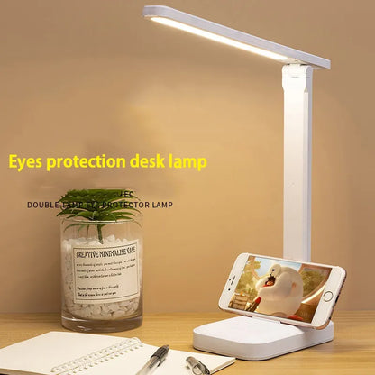 Rynx | IllumaLite LED Table Lamp | Rechargeable 6000mAh | Steplessly dimmable | Foldable Desk Lamp with Touch