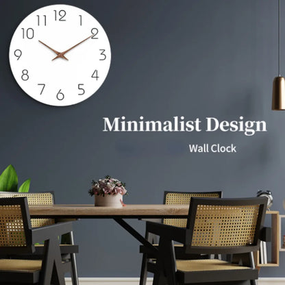 Rynx | Modern Minimalist Wall Clock - Silent Non-Ticking Design - Perfect Decor