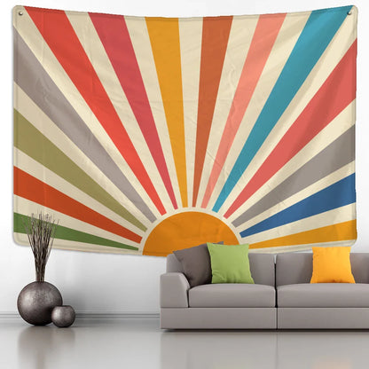 Rynx | Retro Sunrise Tapestry