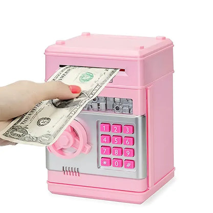 Rynx | Electronic Piggy Bank with Automatic Mini Safe, Password Lock, and Coin Counter – The Ultimate Child's Gift!