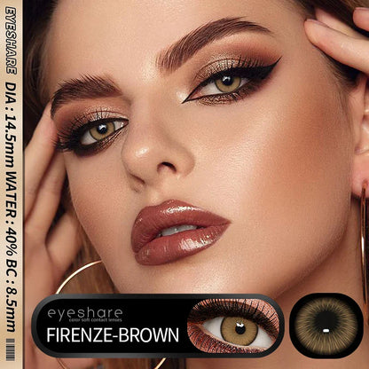 Rynx | New Fashion Colored Contact Lenses Naturally Brown Contact Blue Lenses Gray Pupils Cosmetic Colored Lenses Green Eye Lenses