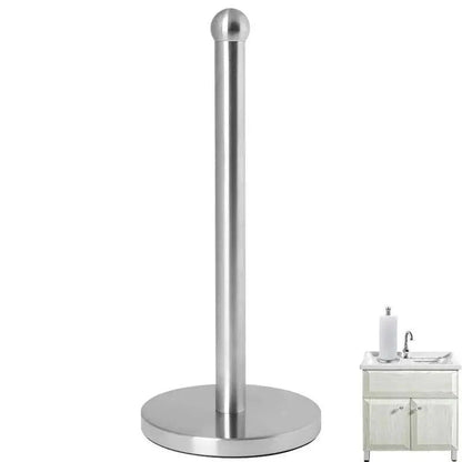 Rynx | Elegant kitchen roll holder made of stainless steel with dual mounting options