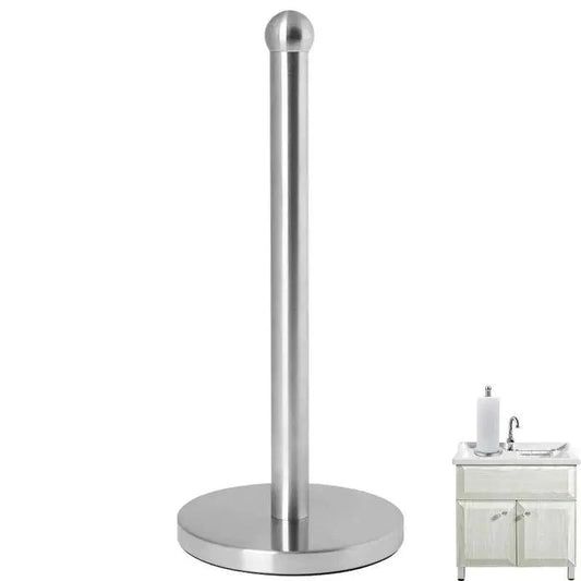 Rynx | Elegant kitchen roll holder made of stainless steel with dual mounting options