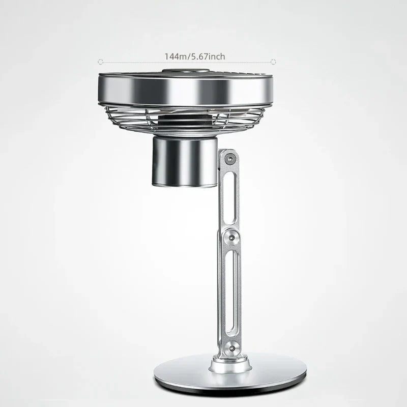 Rynx | Height-Adjustable Stand Compact Turbo Mini Desk Fan