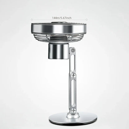 Rynx | Height-Adjustable Stand Compact Turbo Mini Desk Fan