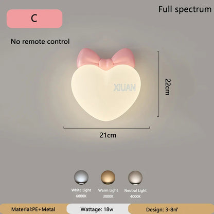 Rynx | LoveLight - Pink Crown Sky Heart Design LED Bed Lamp