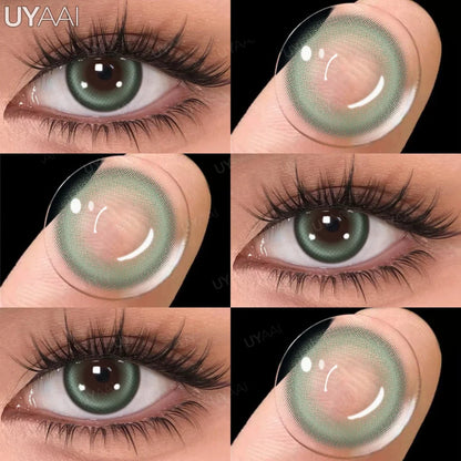 Rynx | 1 Pair Multi Contacts for Women y2k Korean Style Fashion Eye Lenses Blue Eye Color Contact Lens Purple Lenses Gray Natural Lens