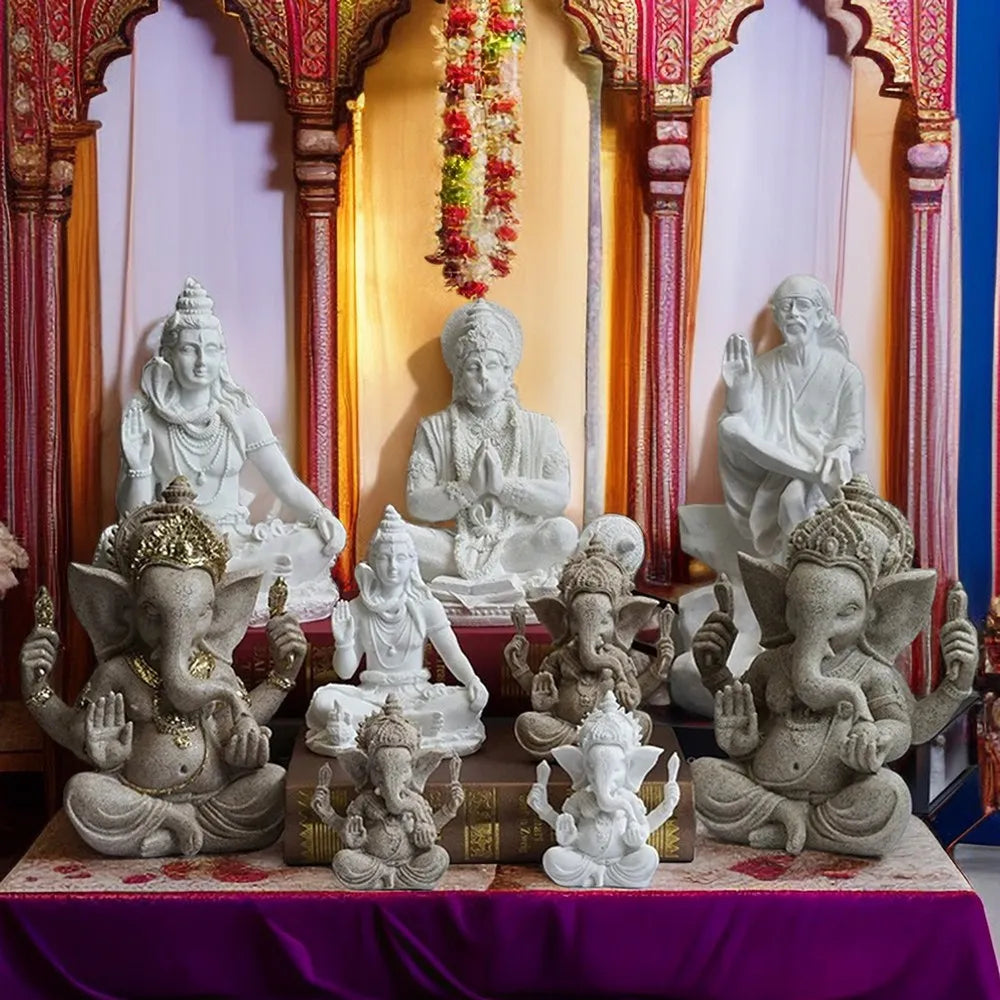 Rynx | Divine Resin Sandstone Style Vedic Sculptures