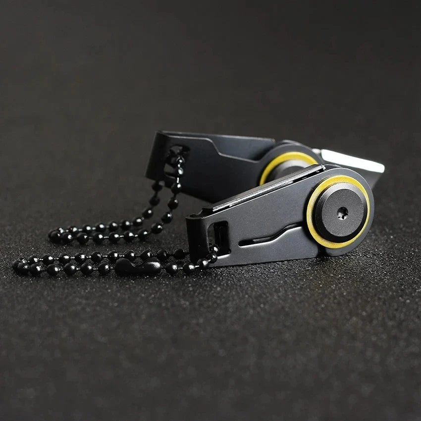 Rynx | NEW Vintage Mini Utility Knife - Zipper EDC Gadget for Unpacking Boxes, Keychain Pendant Pocket Knife, Outdoor Survival Tool