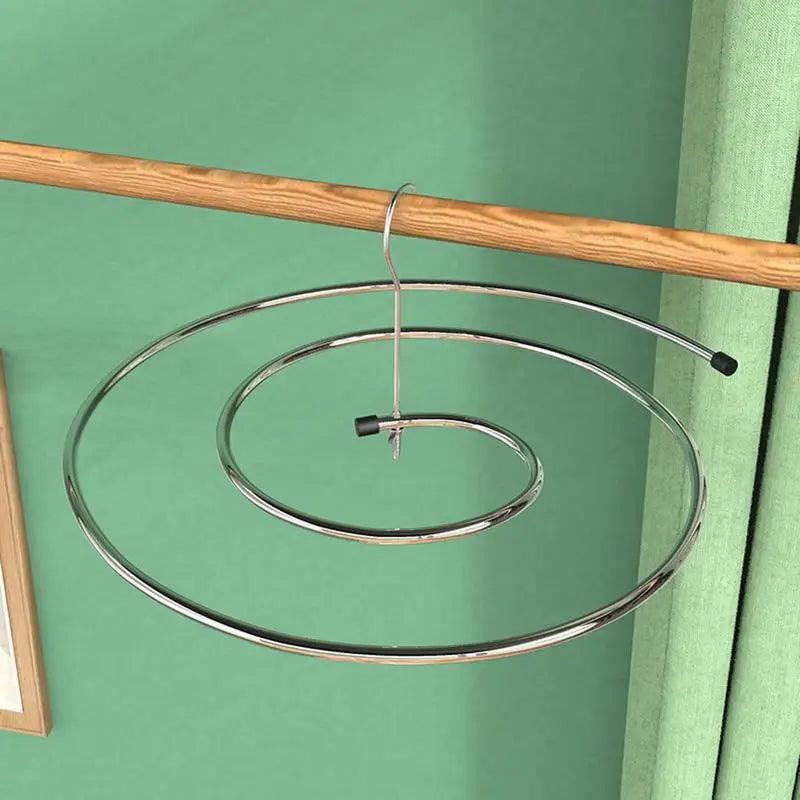 Rynx | Space-saving stainless steel spiral laundry rack for large laundry quick drying