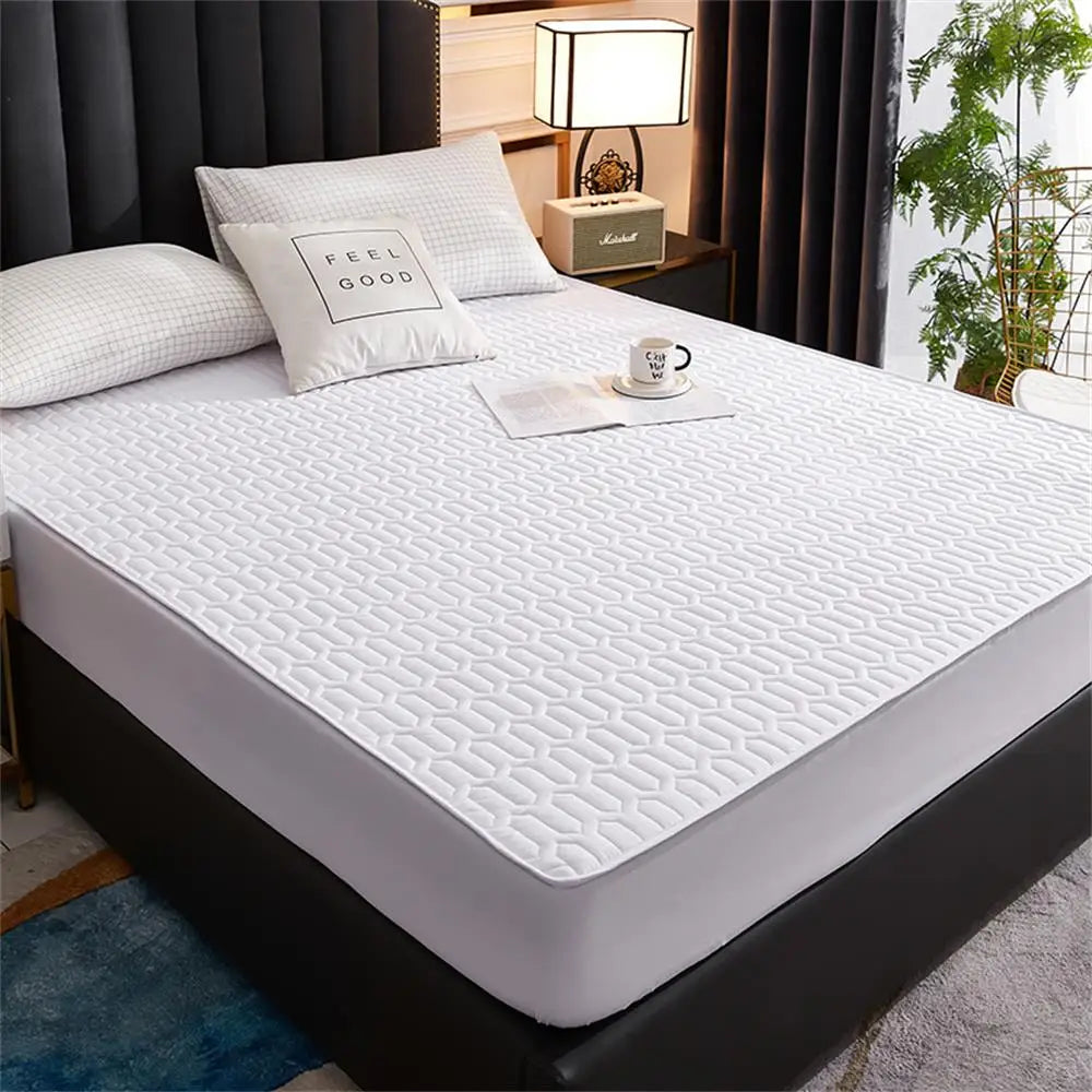 Rynx | Waterproof Ultra-Soft Fitted Latex Mattress Pad Cover