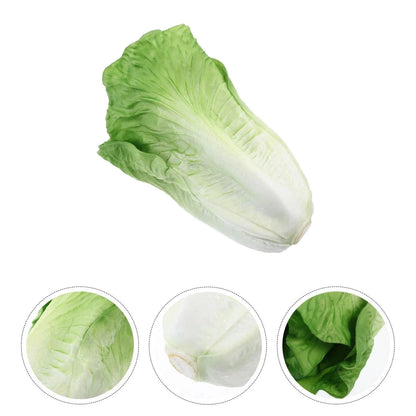 Rynx | Realistic Decorative Fake Lettuce Centerpiece for Home and Dining Areas