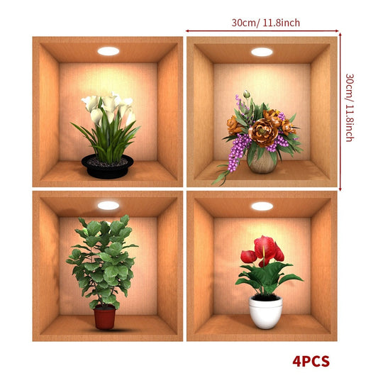 Rynx | Wall Decorative Potted Plant Stickers