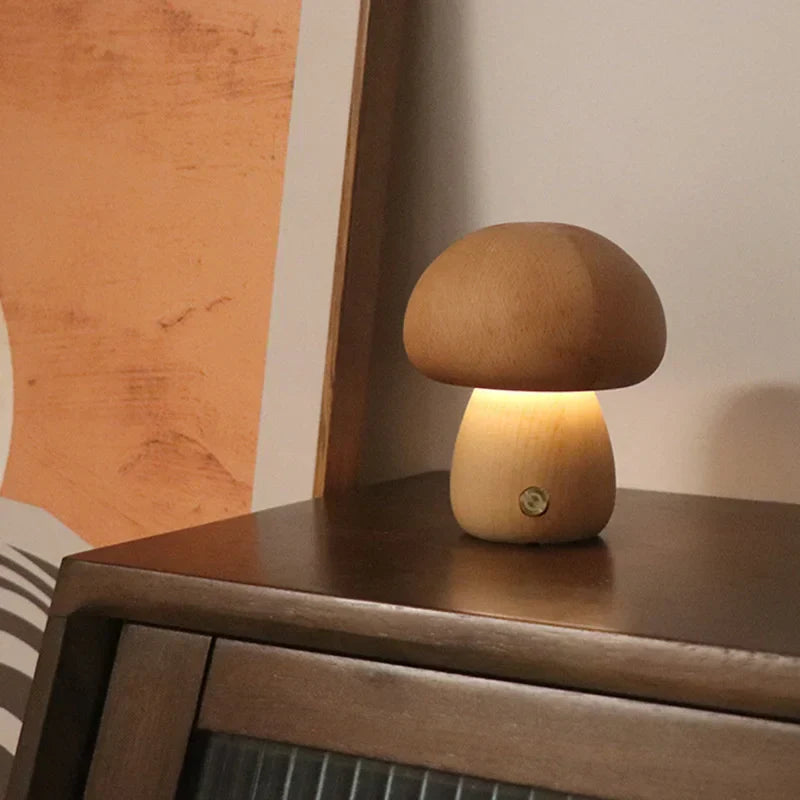 Rynx | GlowMushroom Touch Lamp | Enchanting Mushroom Design | Soft Light | Modern LED Table Lamp