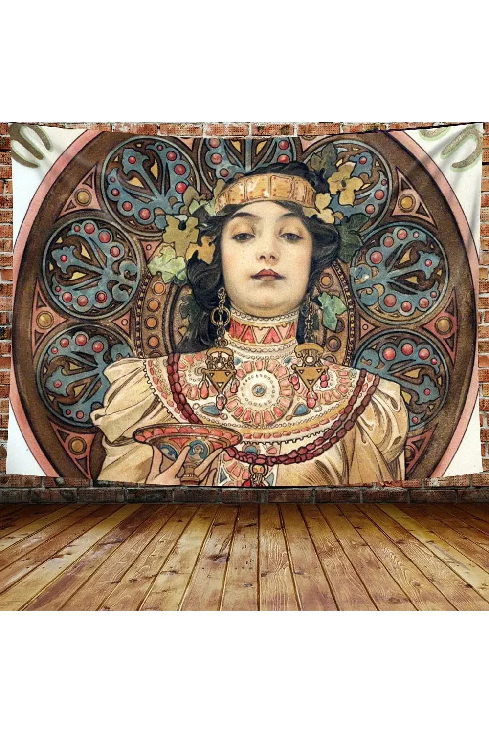 Rynx | Nouveau Flower Goddess Tapestry