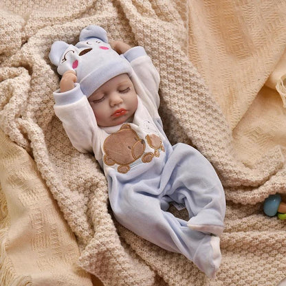 Rynx | 16-Inch Life-Like Reborn Baby Girl Doll - Realistic Full Vinyl Body with Outfit, Ideal for Gifts and Collectors