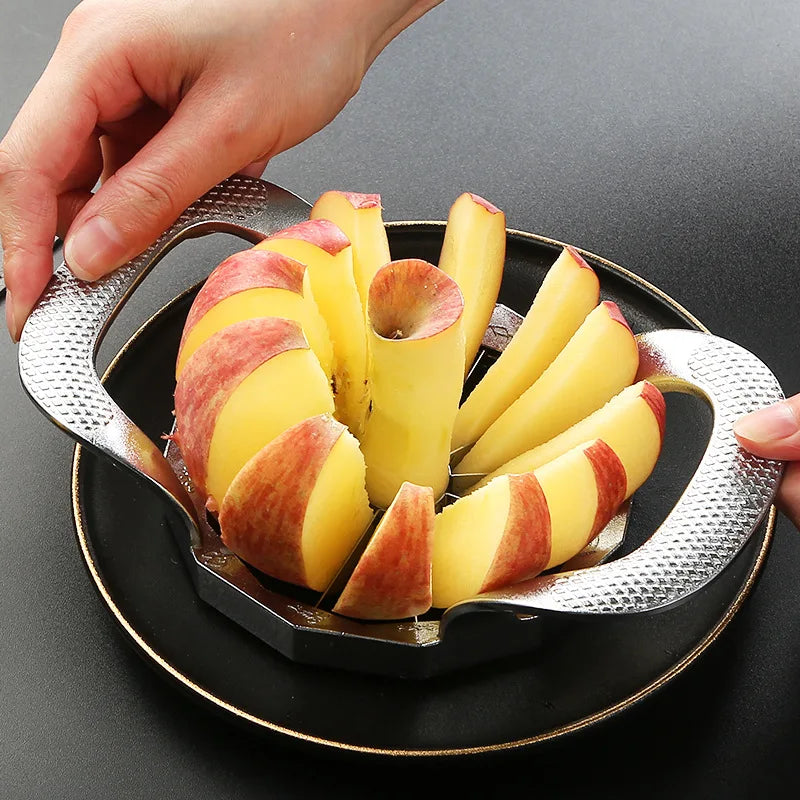Rynx | Versatile 8-in-1 Stainless Steel Kitchen Tool: Apple Corer, Slicer, Fruit Splitter, Pear Divider, Cutting Knife, Vegetable Chopper, and More!