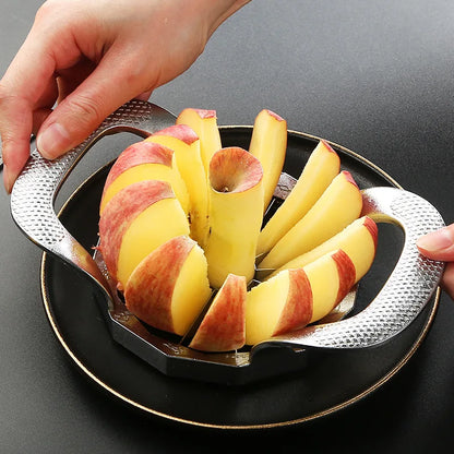 Rynx | Versatile 8-in-1 Stainless Steel Kitchen Tool: Apple Corer, Slicer, Fruit Splitter, Pear Divider, Cutting Knife, Vegetable Chopper, and More!