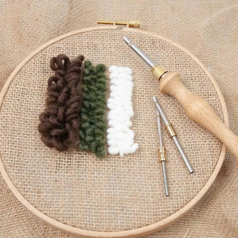 Rynx | Adjustable Punch Needle Craft Kit for Creative DIY Embroidery and Projects