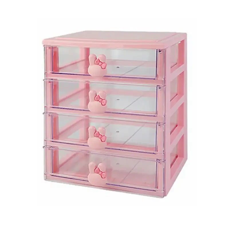Rynx | Desk Storage Box Organizer Student Drawer Box Pen Holder Cute Office Kids Hair Accessories Stationery Rack Organizer Box