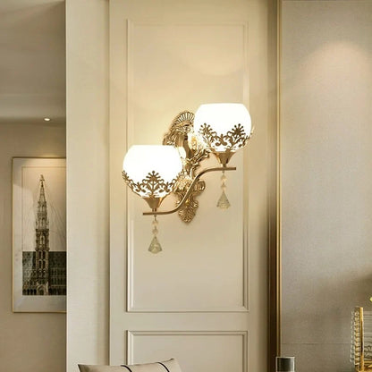 Rynx | CrystalLuxe - LED Wall Lamp Gold Bedroom & Living Room Mood Lighting