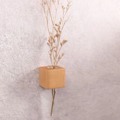 Rynx | Wooden Magnetic Flower Tube Vase