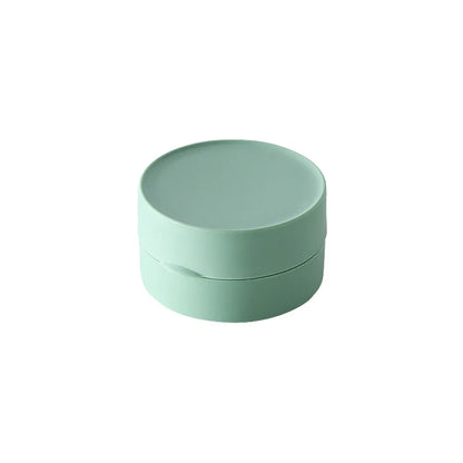 Rynx | On-the-Go Suds: Round Travel Soap Holder with Waterproof Seal - Bathroom Bliss in a Box!
