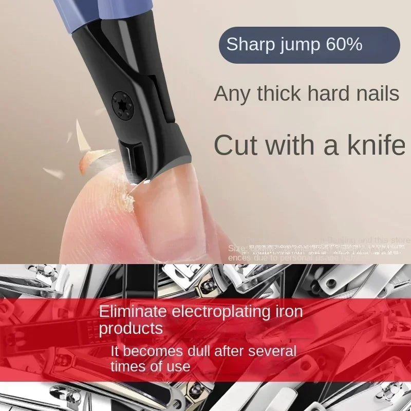 Rynx | 2023 New Anti-Splash Nail Clippers - Large Size Single Nail Trimmer for Thick and Hard Nails, Household Essential