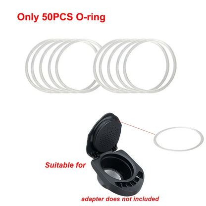 Rynx | Dolce Gusto Coffee Adapter Rubber O-Ring: Silicone Seals Food-Grade O-Shape Accessory - Compatible with Coffee Machines (Adapter Not Included)