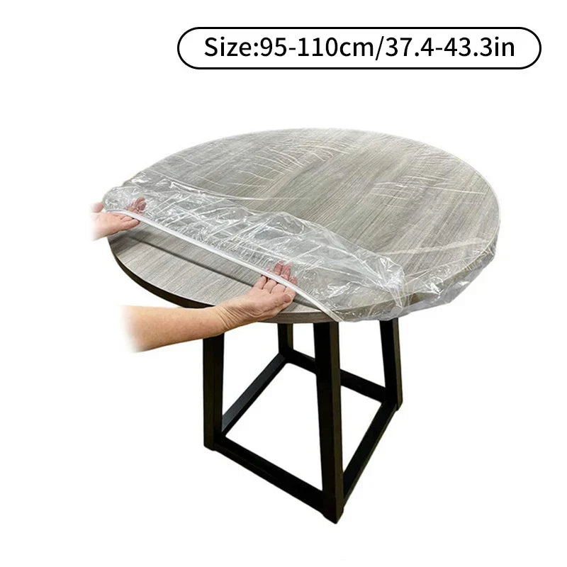 Rynx | Transparent PVC Waterproof Long Life Protective Table Cover