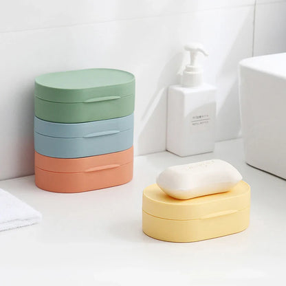 Rynx | On-the-Go Suds: Round Travel Soap Holder with Waterproof Seal - Bathroom Bliss in a Box!