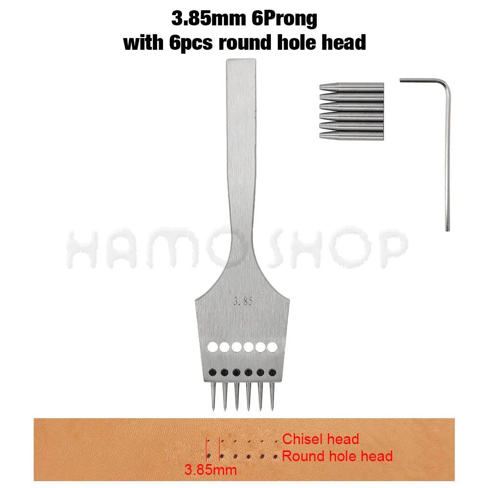 Rynx | Premium Replaceable Round Chisel Tool Set for Leatherworking