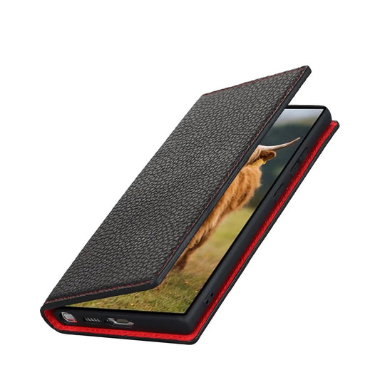 RYNX | Genuine Leather Wallet Case For Samsung Galaxy S23 Ultra