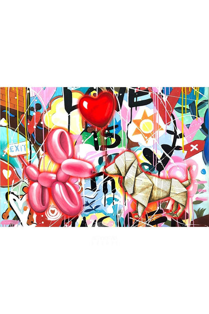 Rynx | matching Graffiti Balloon Poster