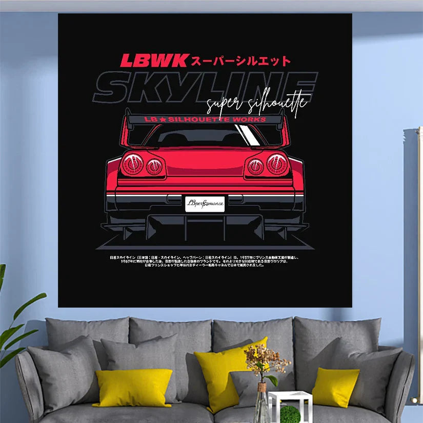Rynx | JDM Car Wall Tapestry