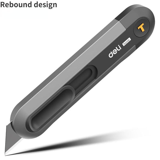 Rynx | Deli Black SK2 Steel Utility Knife: The ultimate solution for precise cutting