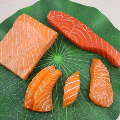 Rynx | Life-Size Sushi Replica Collection - Salmon and Tuna Models for Home Decoration and Photography