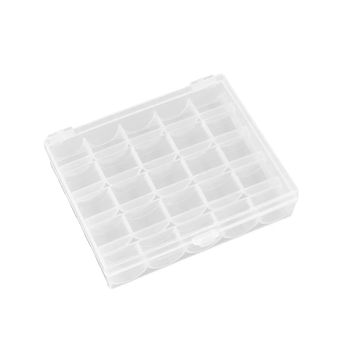 Rynx | 25/20 Colors Set Bobbin Thread Polyester Spools - Sewing Machine Bobbins with Storage Box for Embroidery and Sewing Accessories