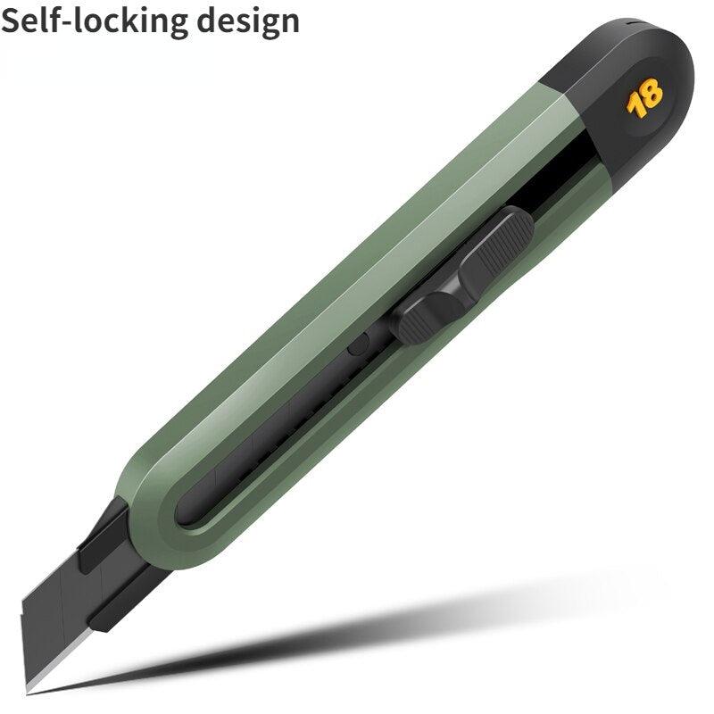 Rynx | Deli Black SK2 Steel Utility Knife: The ultimate solution for precise cutting