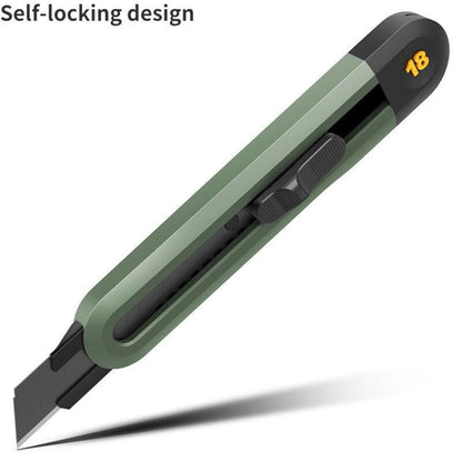Rynx | Deli Black SK2 Steel Utility Knife: The ultimate solution for precise cutting