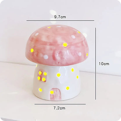 Rynx | Dreamy Mushroom Shape Ceramic Bedside Lamp