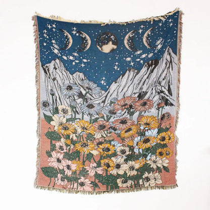Rynx | Floral Garden Throw Blanket