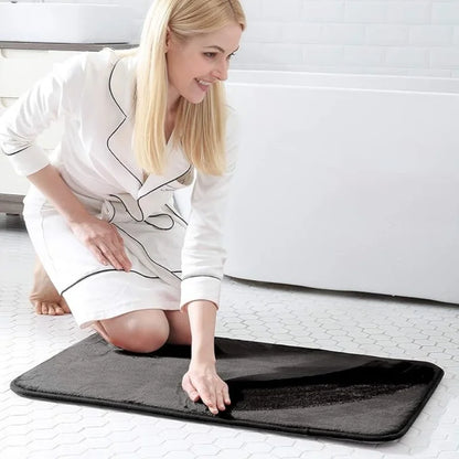 Rynx | Absorbent Non-Slip Floor Mat – Coral Velvet Bath and Bathroom Door Mat | Anti-Slip Home Decoration