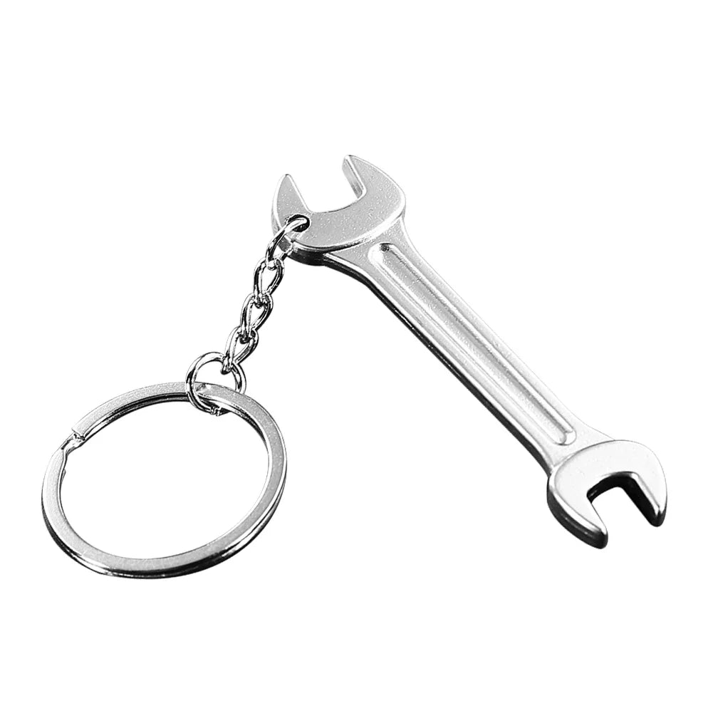 Rynx | 50-Year Perpetual Calendar Keychain - Silver Alloy Key Ring with Keyfob Decoration 8OU9