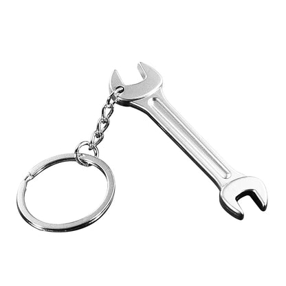 Rynx | 50-Year Perpetual Calendar Keychain - Silver Alloy Key Ring with Keyfob Decoration 8OU9