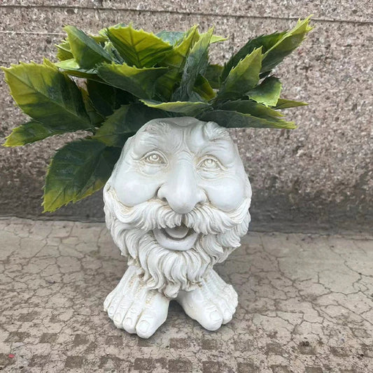 Rynx | FunnyFace Character Plant Pots | Funny Flower Pots with Personality | Indoor & Outdoor Decor