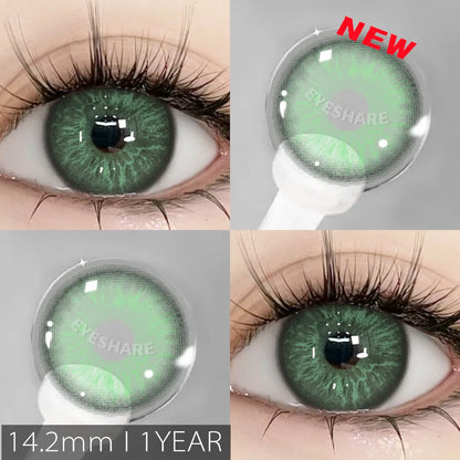 Rynx | New natural colors contact lenses for the eyes 2pcs./1pair colored beautiful pupil color lenses yearly brown eyes contact