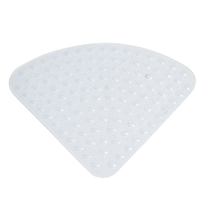 Rynx | 54x54cm Anti-Slip PVC Corner Shower Mat with Suction Cups – Hotel and Home Bathroom Cushion
