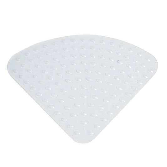 Rynx | 54x54cm Anti-Slip PVC Corner Shower Mat with Suction Cups – Hotel and Home Bathroom Cushion